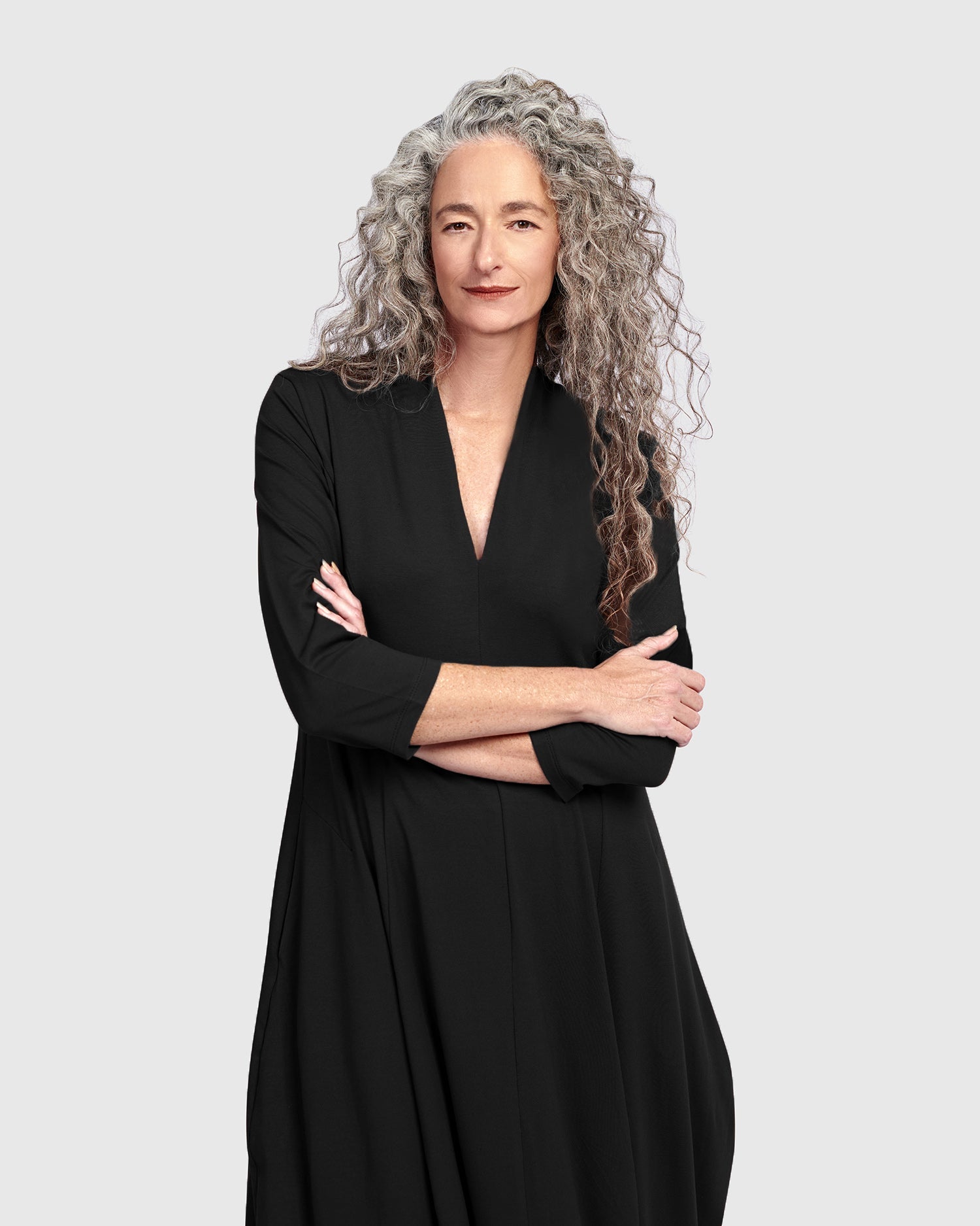 Essential Pockets Cocoon Dress, Black