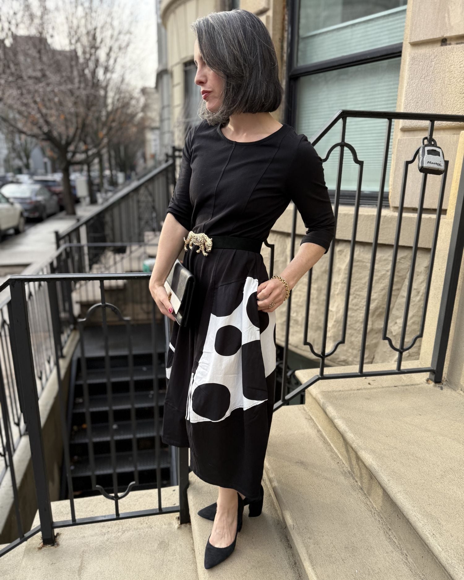 Urban Broadway Cocoon Dress, Mono