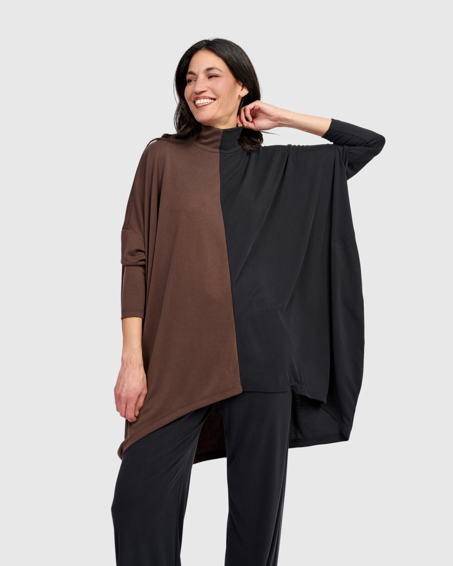 Echo Cupro Swing Turtleneck, Mix