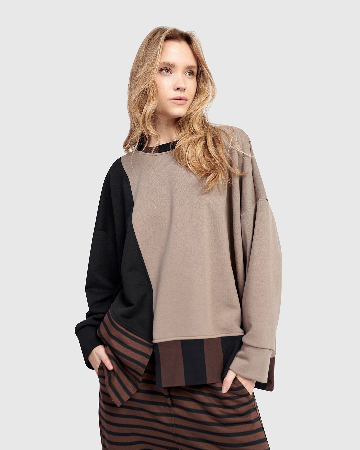 Urban Blitz Crewneck Top, Mix